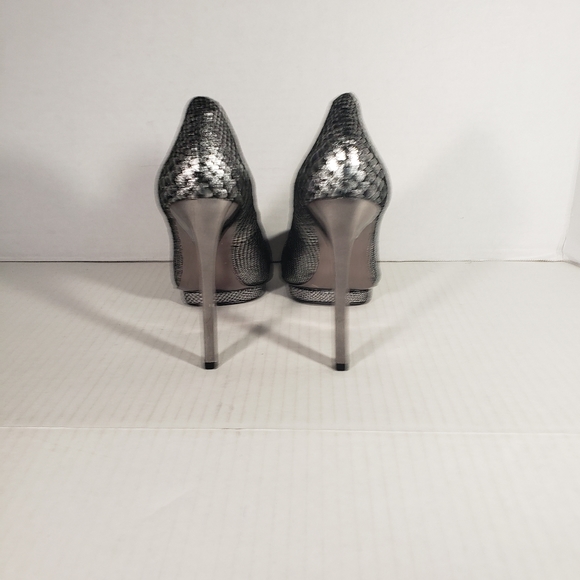 Women's BCBGMAXAZRIA 5in. Snake Print Heels - Picture 5 of 5
